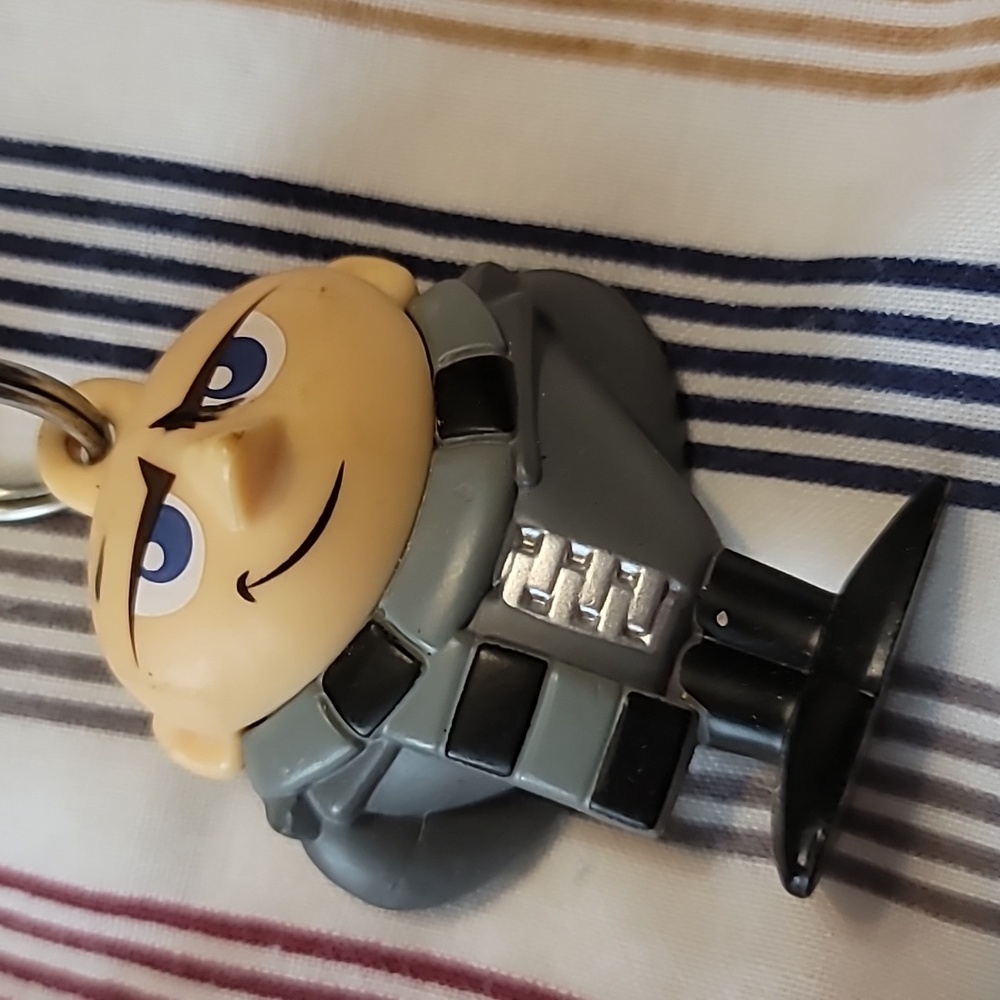 Gru from Despicable Me, Minions Keychain/Bag Clip